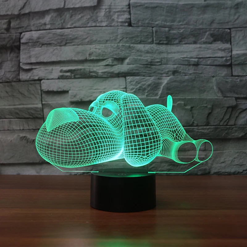 Настольная лампа светодиодная 3D|nightlights for kids|3d bulbing lightlava lamp |