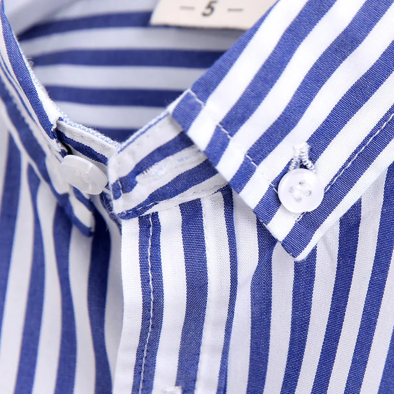 Рубашка для мальчиков детская одежда осенне весенняя рубашка с длинными