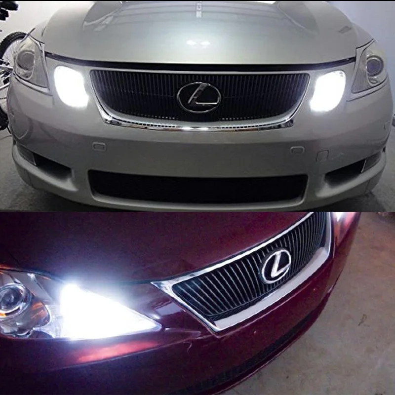 IJDM фар автомобиля 9005 светодиодный HB3 светодиодный для Lexus IS GS ES IS LS LX для Toyota Camry Highlander дальнего света дневного света 12 V