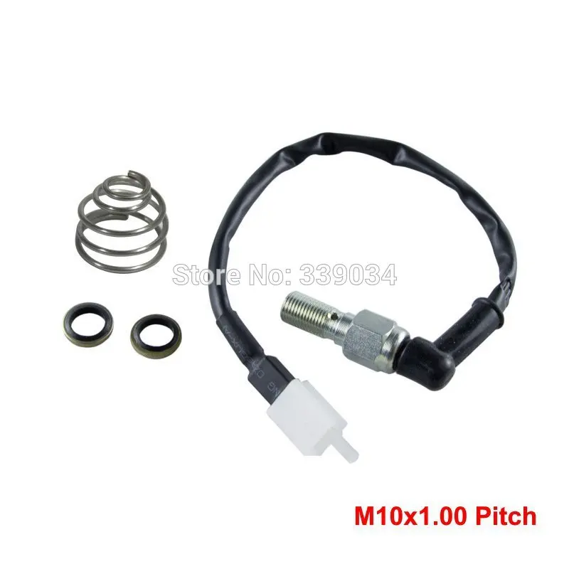 

M10x1.00 Banjo Bolt Hydraulic Brake Light Switch For Rearsets, Universal