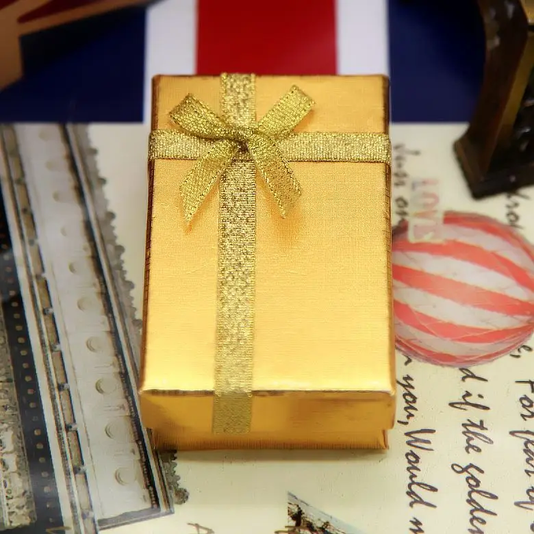 120pcs Jewelry Set Box for Necklaces Earrings Rings Cardboard Gift Boxes with Satin Ribbons Bowknot Outside | Дом и сад