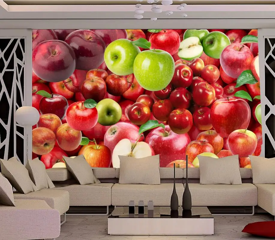 Домашний декор классические живописные обои фрукты 3d натуральные настенные