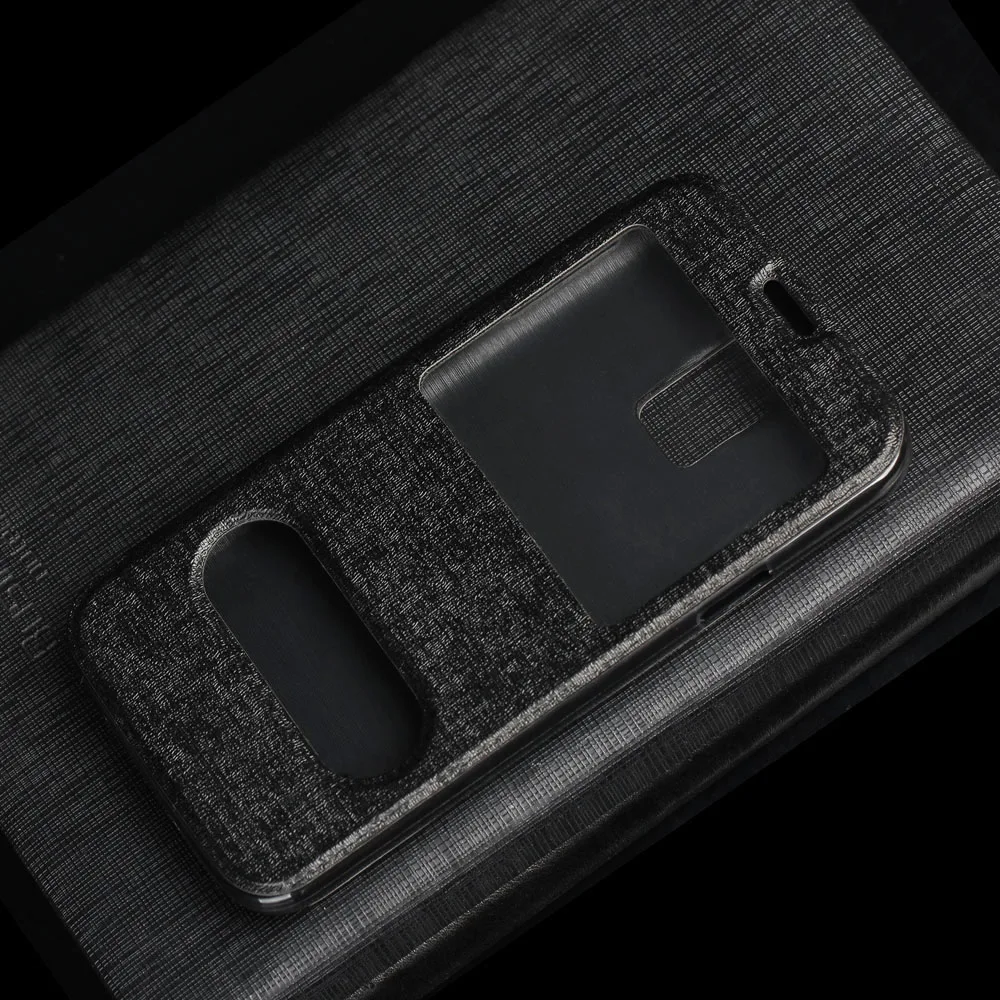 Чехол из искусственной кожи с двойным окном 5 1 дюйма для Samsung Galaxy S5 чехол G900 I9600