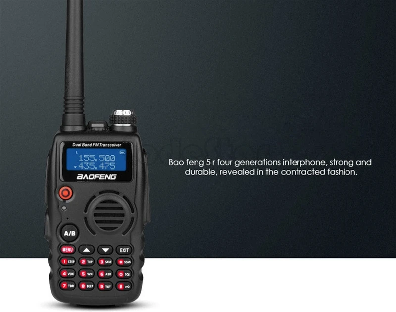 2 шт Baofeng A52 Walkie Talkie BF-A52 двухдиапазонный УКВ 136-174/400-520 HZ ветчиной двухстороннее радио СВ радиолюбителей трансивер