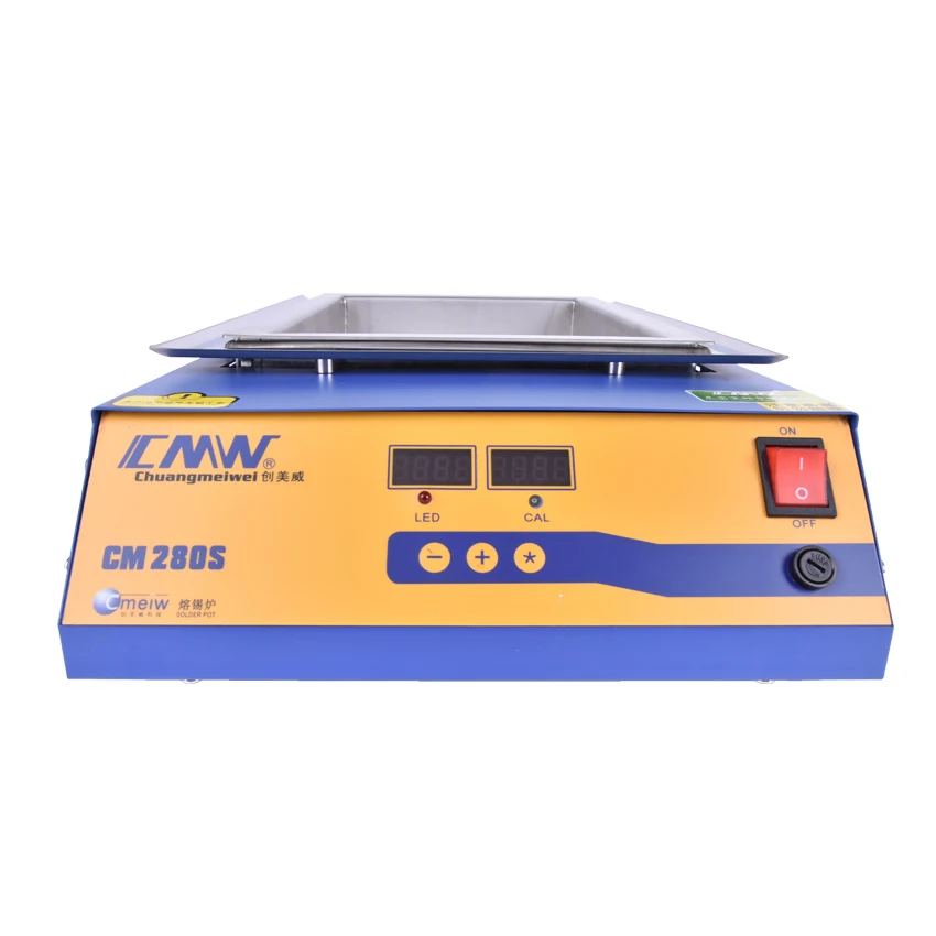 Двойной Цифровой паяльник CM 280S пайка и Распайка для ванной 2000 Вт|solder desolder|lead-free