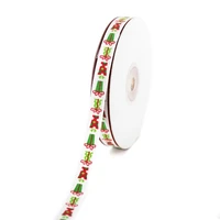 white color grosgrain printed gift bows ribbon 38 10 mm handmade gift diy crafts tape