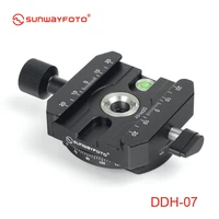 sunwayfoto ddh 07 tripod head quick release clamp for dslr ballhead panoramic panning release clamp with arca plate