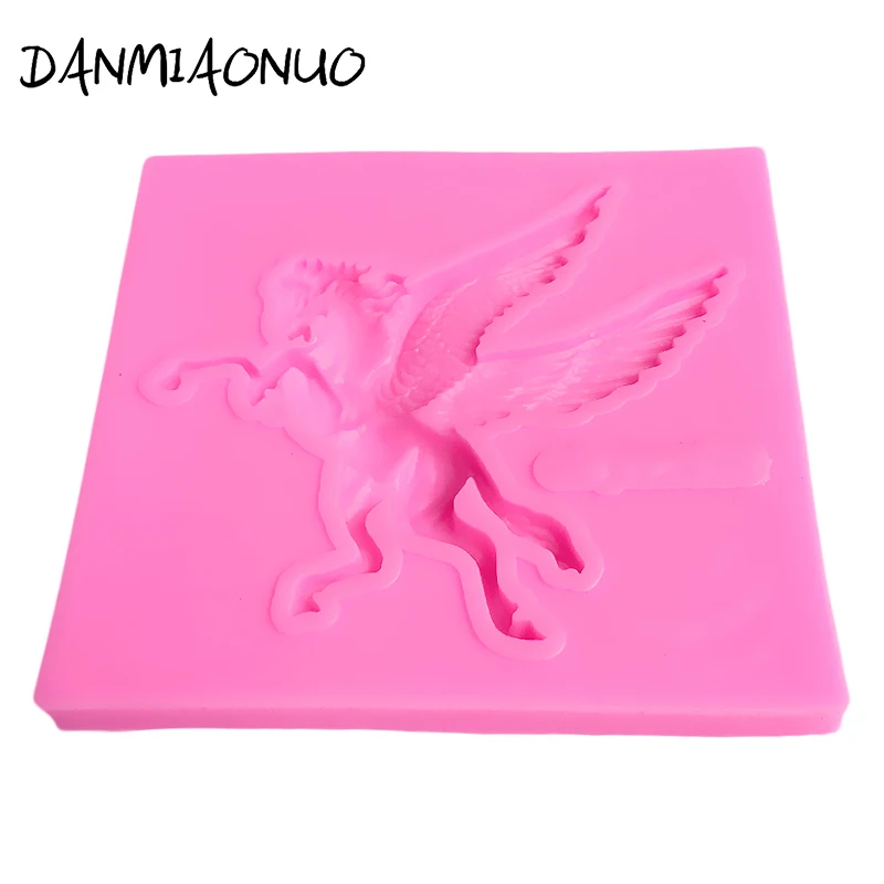 Силиконовые формы для глиняного мыла Fly Horse выпечки DIY помадки инструменты
