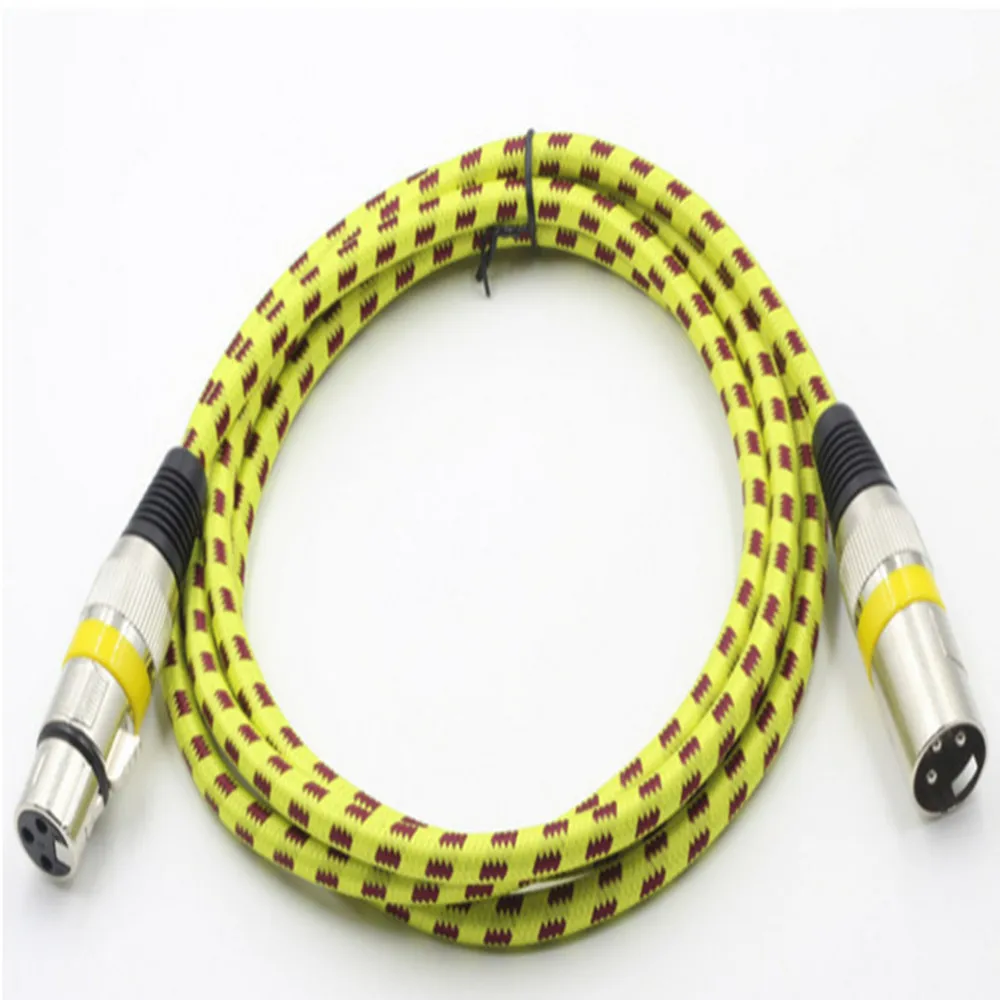 XLR 3 контактный микрофонный кабель 1 м Папа мама дополнительный адаптер для