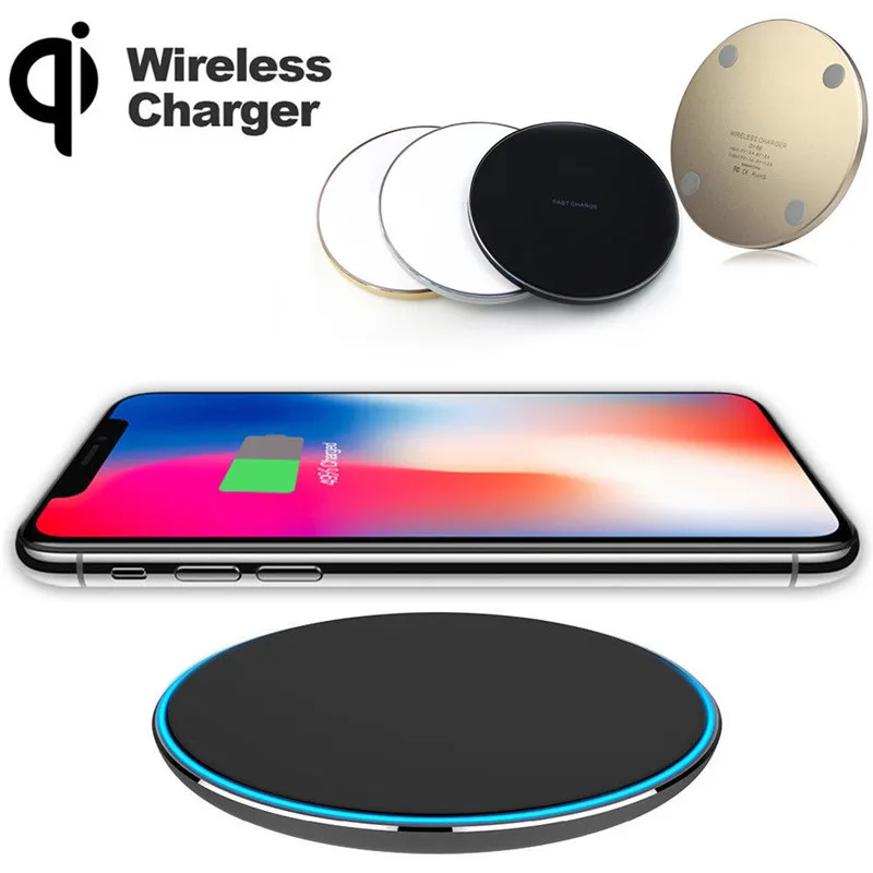 YILIZOMANA Qi Беспроводное зарядное устройство для iPhone XS/XS MAX 8 8 Plus для samsung Note 8 Galaxy S9/8, S8/9 Plus, S7, S9, S6 Edge зарядное устройство
