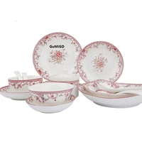 glazed ceramic bowl steamed rice romantic bone health of chinese household bowl dish