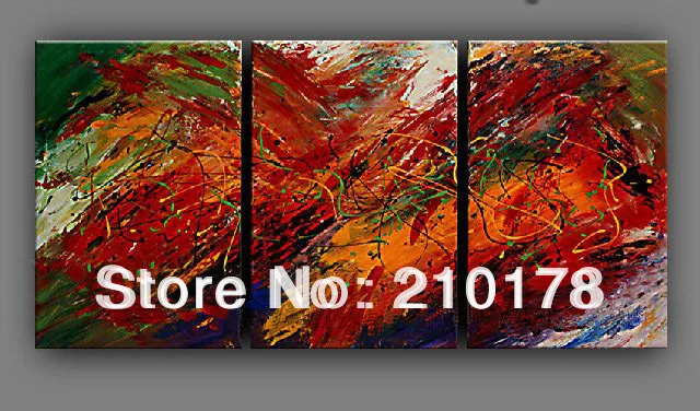 Ручной работы живопись маслом на холсте современный 100% Best Art Абстрактная