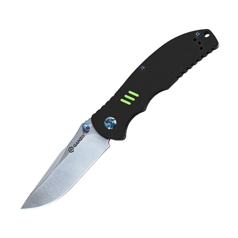 Ganzo G7501 58 ~ 60HRC 440C Лезвие G10 Ручка Складной тактический охотничий нож Военный Жар