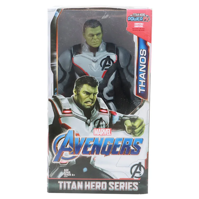 New Hulk with box 30 см Marvel Мстители эндшпиль танос Человек-паук Халк Железный человек Капитан Америка Тор Росомаха Веном Фигурка Игрушки Кукла Детская - Цвет: New Hulk with box
