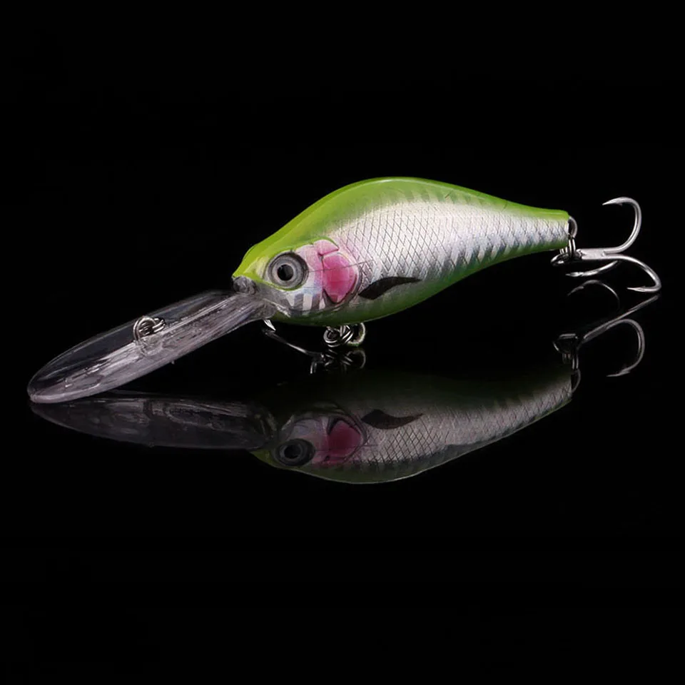 WALK FISH Deep dive Floating Fishing Lure 10.5cm 14.8g Pesca Hooks Fish Wobbler Tackle Crankbait Artificial Japan Hard Bait | Спорт и
