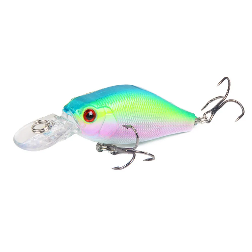 1PCS 7cm 8g Minnow Fishing Wobblers Artificial Hard Bait Fake Plastic Lures Pesca Crankbait Pike Treble Hooks Tackle Swimbait | Спорт и