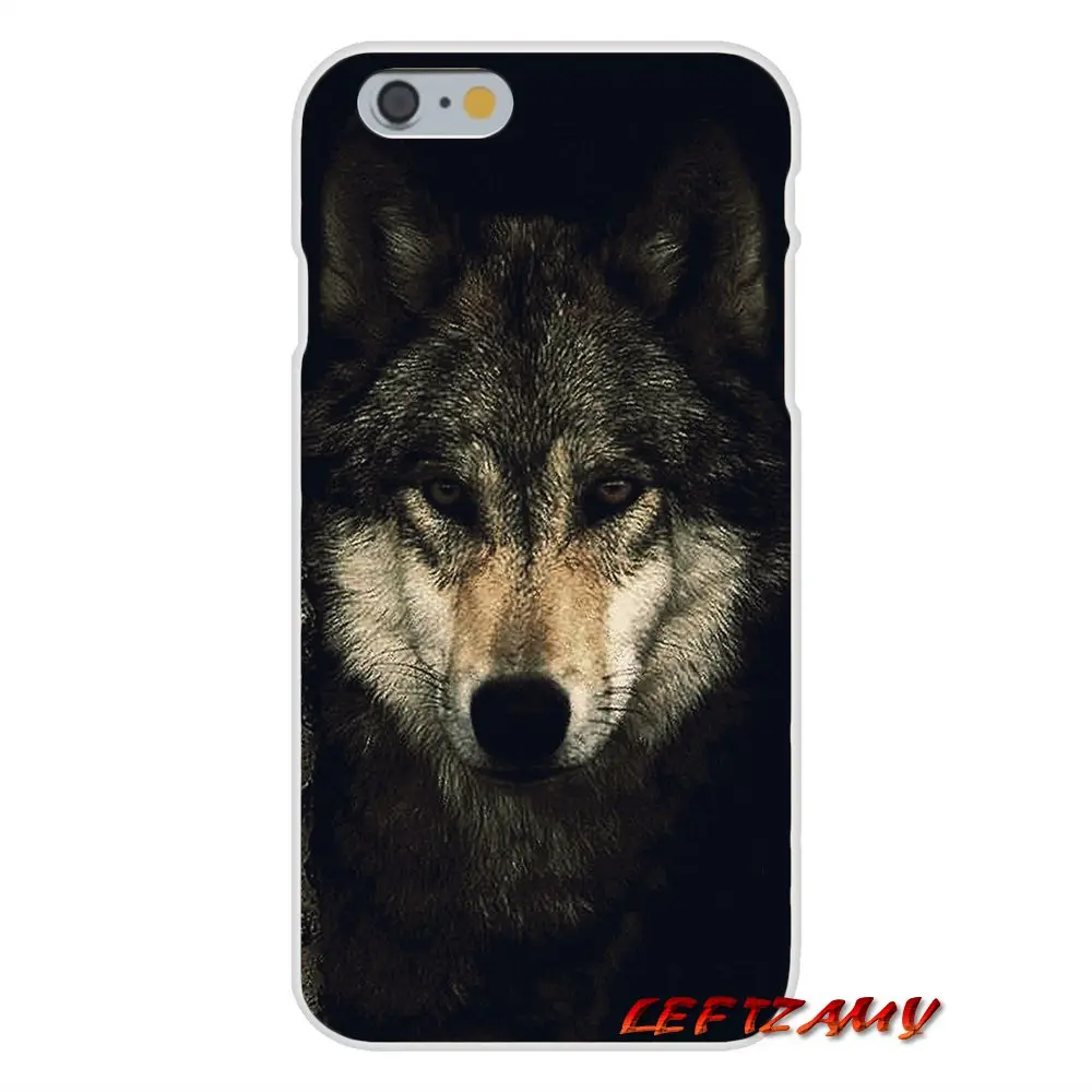 Мягкий прозрачный чехол для кожи животных Волк Собака Панда цветок Motorola Moto G LG Spirit