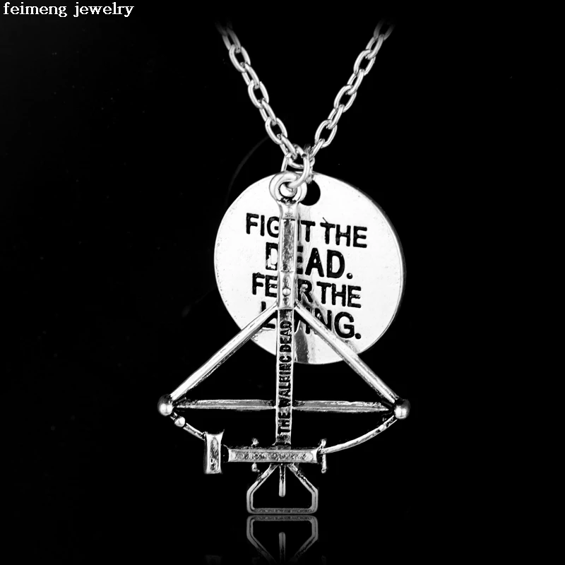 Оптовая продажа 20 шт./лот зомби борьба с мертвецами. Ожерелье кулоном Страшный