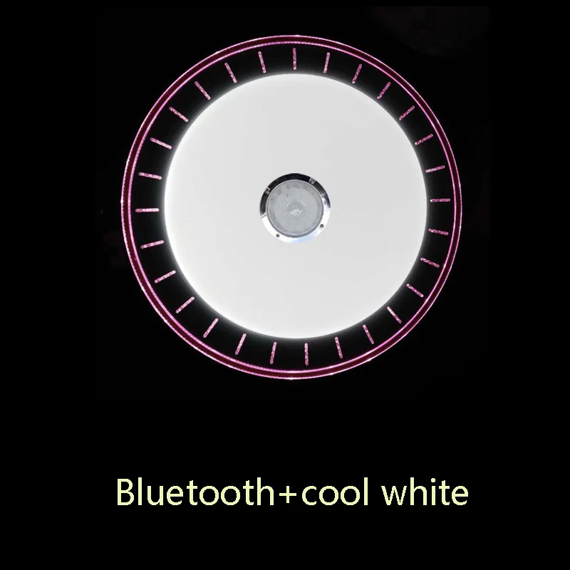 Современный светодиодный потолочный светильник RGB с регулируемой яркостью, 36 Вт, пульт дистанционного управления через Bluetooth, музыкальный светильник для гостиной, детской спальни, потолочный светильник AC85-265V
