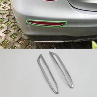 car accessories exterior decoration abs chrome rear fog lamp light cover for mercedes benz e class 2016 car styling accessories