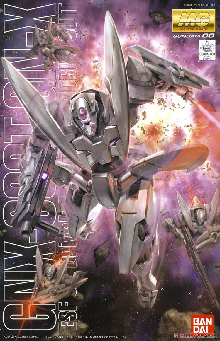 Bandai Gundam MG 1/100 00 GNX 603T GN X мобильный костюм сборные модели наборы фигурки