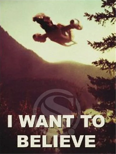 Горячая Распродажа: хочу верить &quotплакат на холсте из ткани с принтом высокого