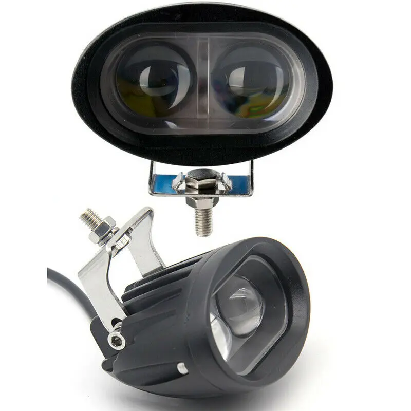 LED Forklift Truck Blue Warning Lamp Safety Work Spot Light Kit 20W 10-80V IP68 | Bar/Work