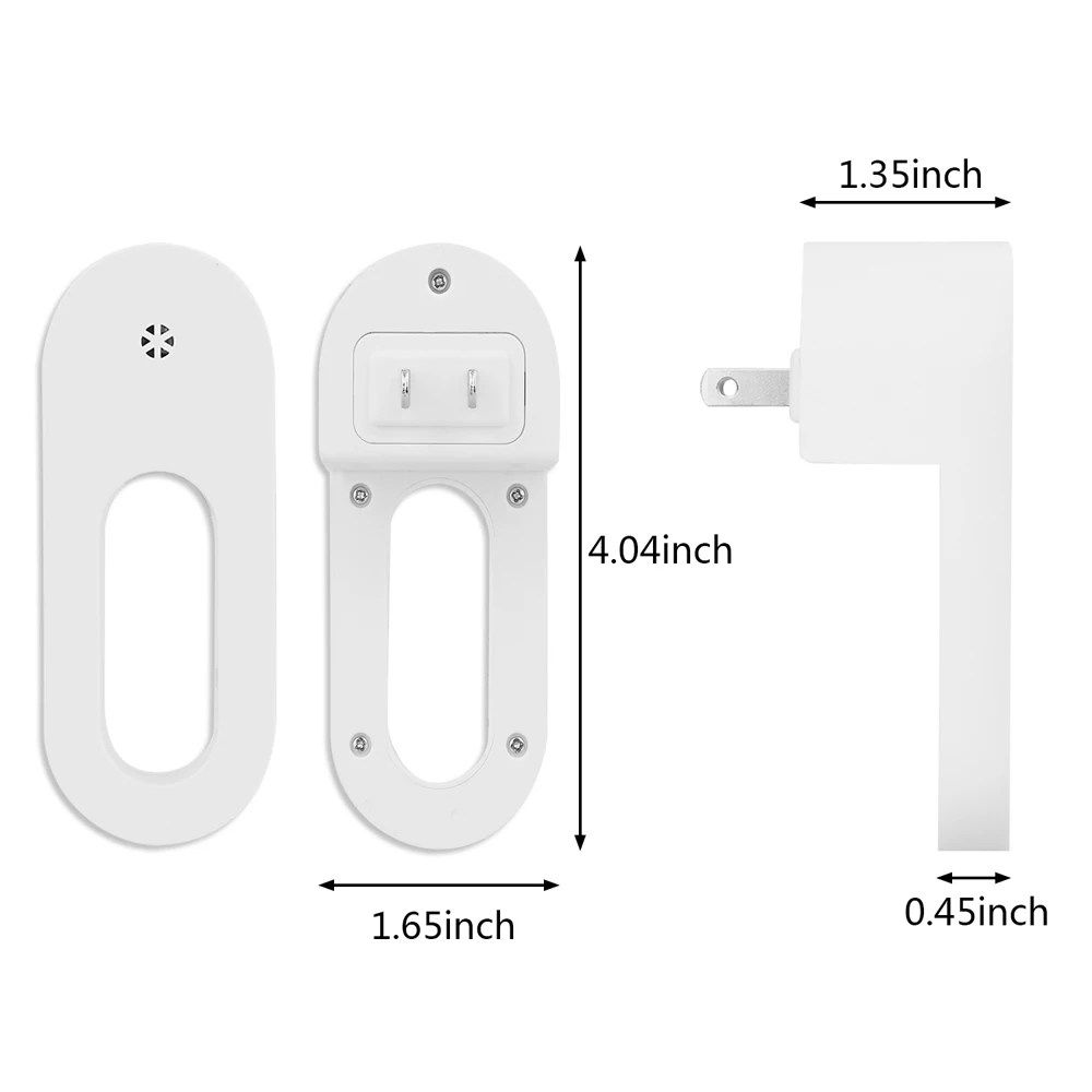 Свет Сенсор Управление ночник мини ЕС США Plug Новинка квадратный Спальня лампа