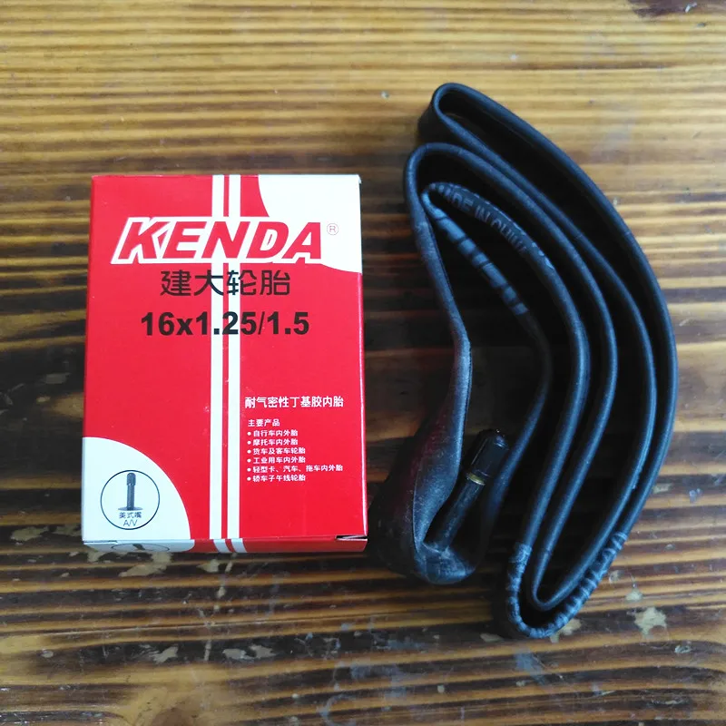 Складная велосипедная внутренняя труба Kenda для велосипеда 16x25/1.5/1.75/2.125 AV/ FV | Спорт