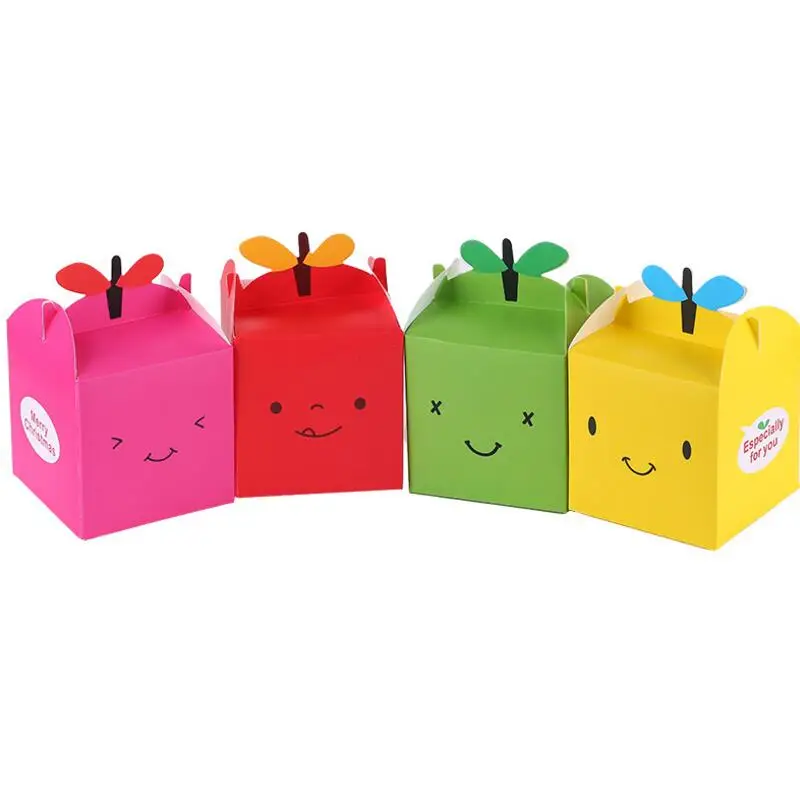 

20pcs/lot Cute Cartoon Paper Box Baby Shower Children Birthday Sweet Gift Boxes Candy Box for Christmas Event Party Supplies