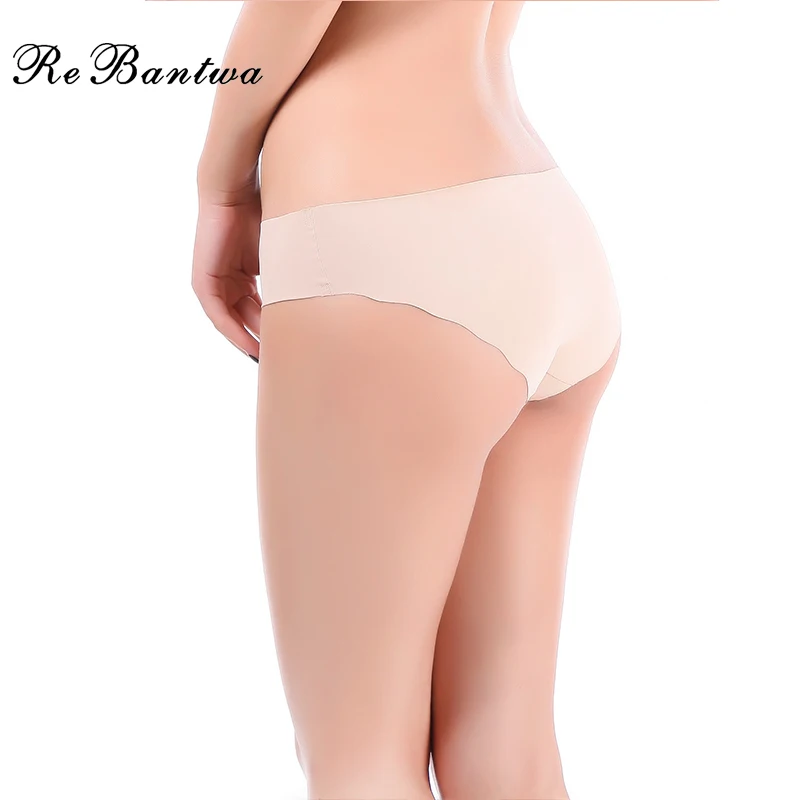 Rebantwa 3pcs/lot Women Seamless Panties Underwear Nylon Knickers Sexy Briefs Intimates Plus Size XL Lingerie Ladies |