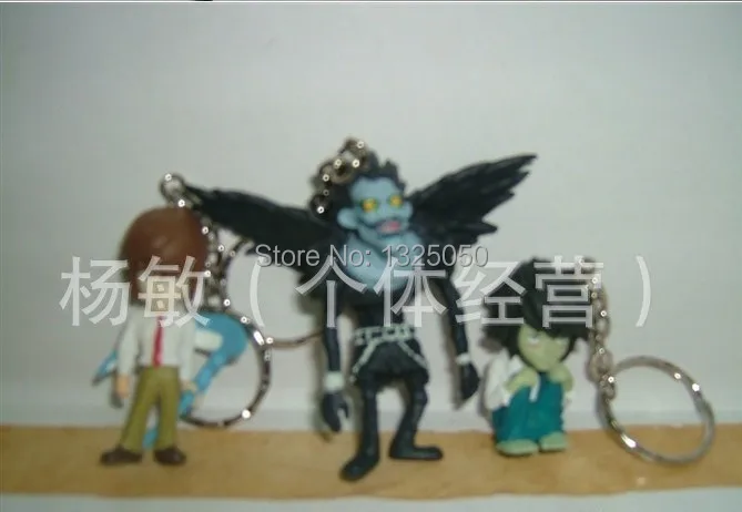 japanese anime Death Note L figure toy doll Keychain high qualtity Christmas gifts 4-6cm 3pcs/lot free shipping | Игрушки и хобби