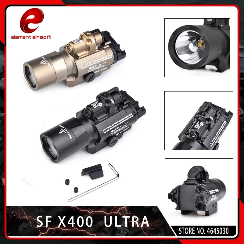 Element Airsoft X400 CREE ультра оружие светодиодный пистолет M4 винтовка вспышка светильник