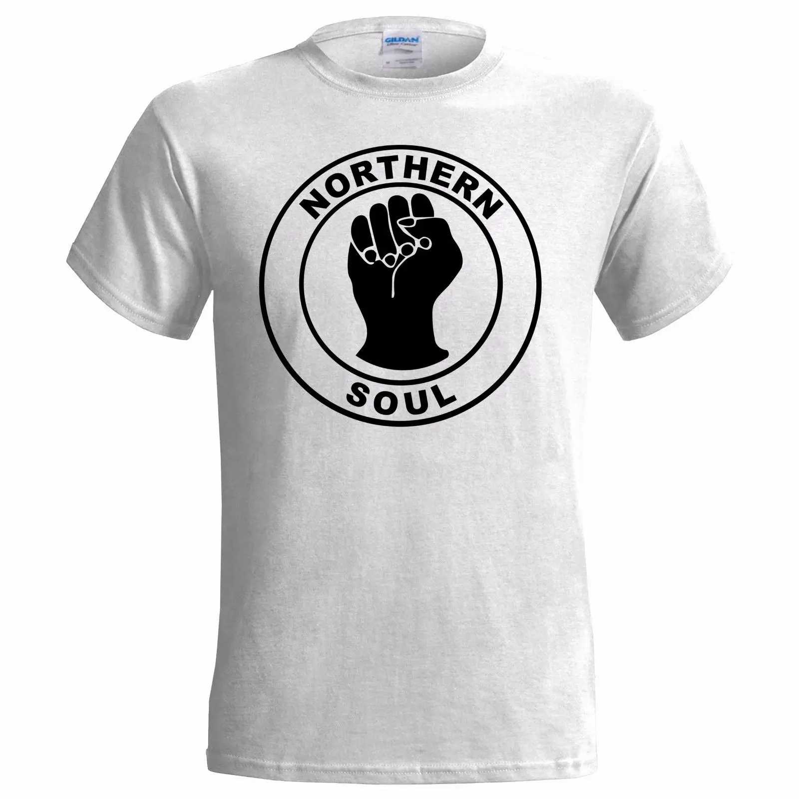 Мужская футболка NORTHERN SOUL FIST крутая Повседневная с надписью WIGAN Казино MOTOWN DANCE MUSIC