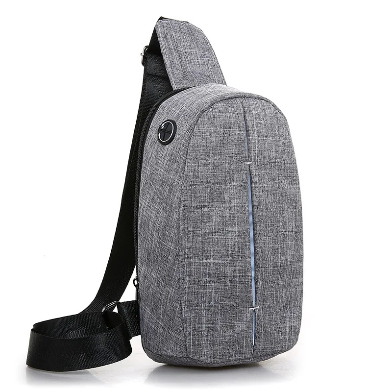 Сумки Chestbag для мужчин Crossbody мужской пакет светоотражающие полосы дизайн ночь
