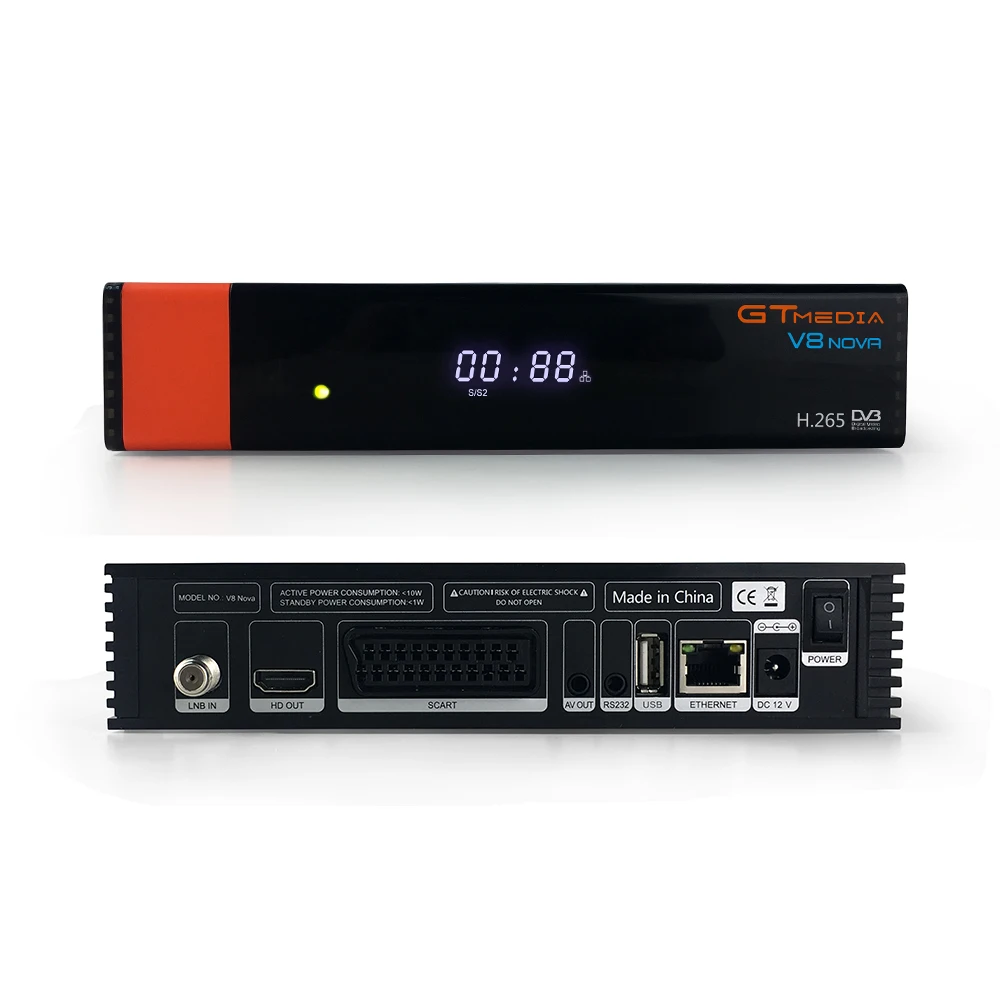 GT медиа V8 Nova DVB S2 Freesat спутниковый ресивер Супер новая версия H.265 wifi + 1 год Европа