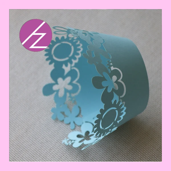 50 шт. винтажные обертки для капкейков с лазерной вырезкой | Дом и сад