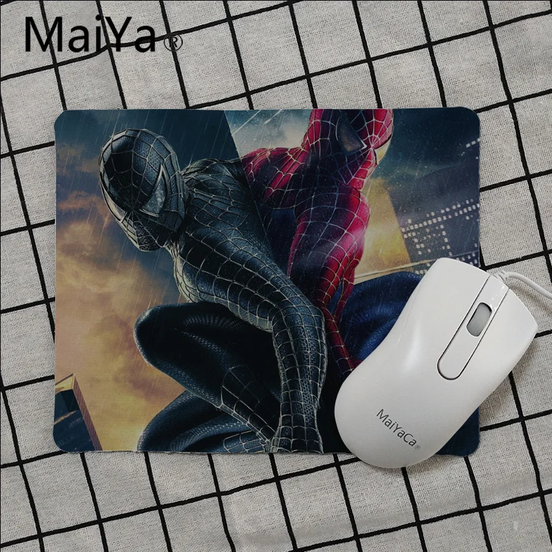Maiya Высокое качество Marvel Человек-паук анти-скольжения прочный силиконовый Computermats Гладкий блокнот настольные компьютеры мате игровой коврик для мыши