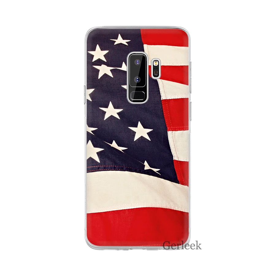Desxz Американский чехол с флагом для Samsung Galaxy J1 J2 J3 J5 J7 J6 Prime Защитная крышка |