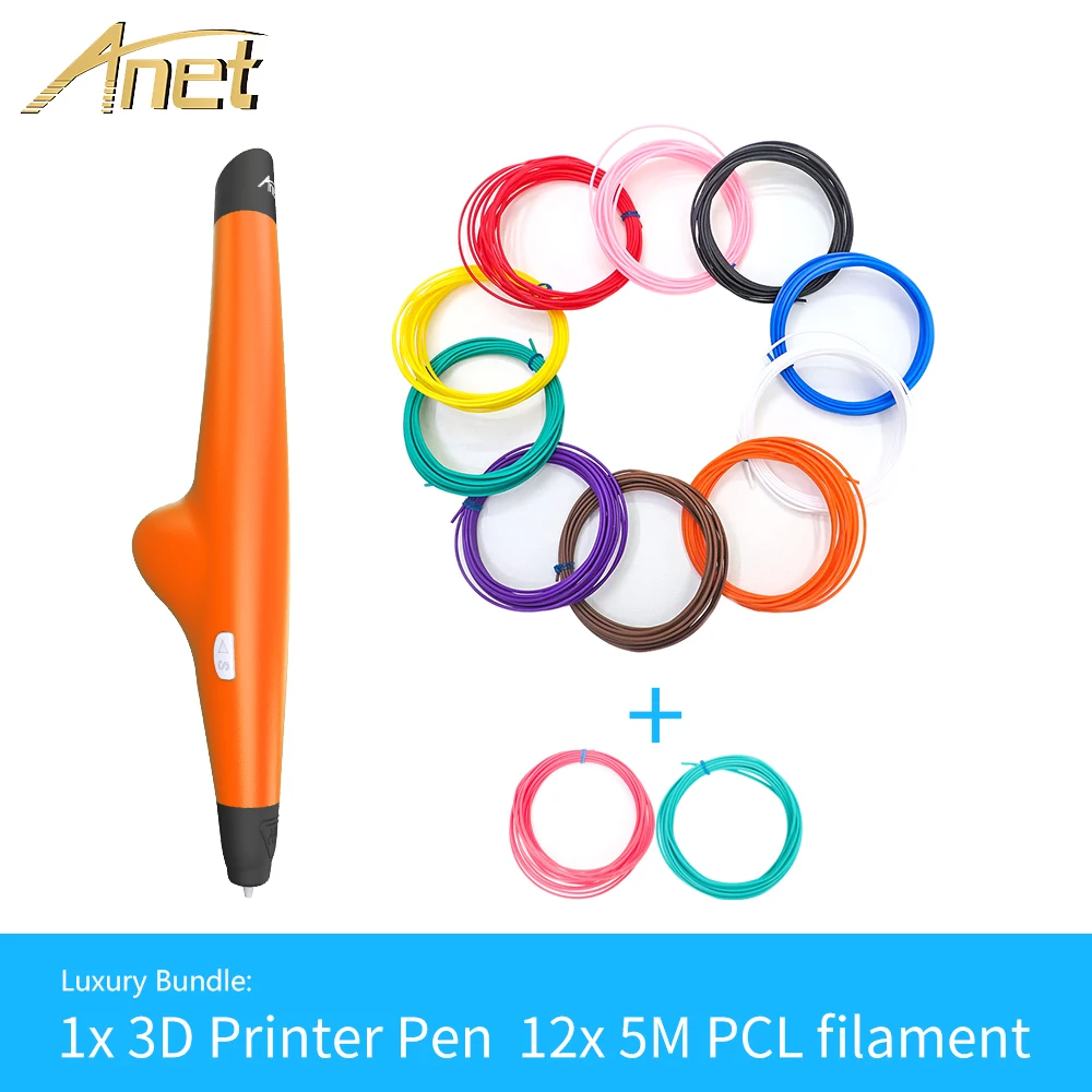 Anet 3D Ручка DIY ручка для рисования с usb-кабелем передачи данных низкая температура
