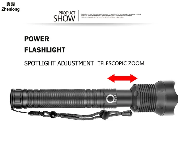 XHP70 40 Вт 50000LM светодиодный фонарик Лампе Torche USB Перезаряжаемый фонарик Zoomable Linterna тактический фонарик для защиты кемпинга