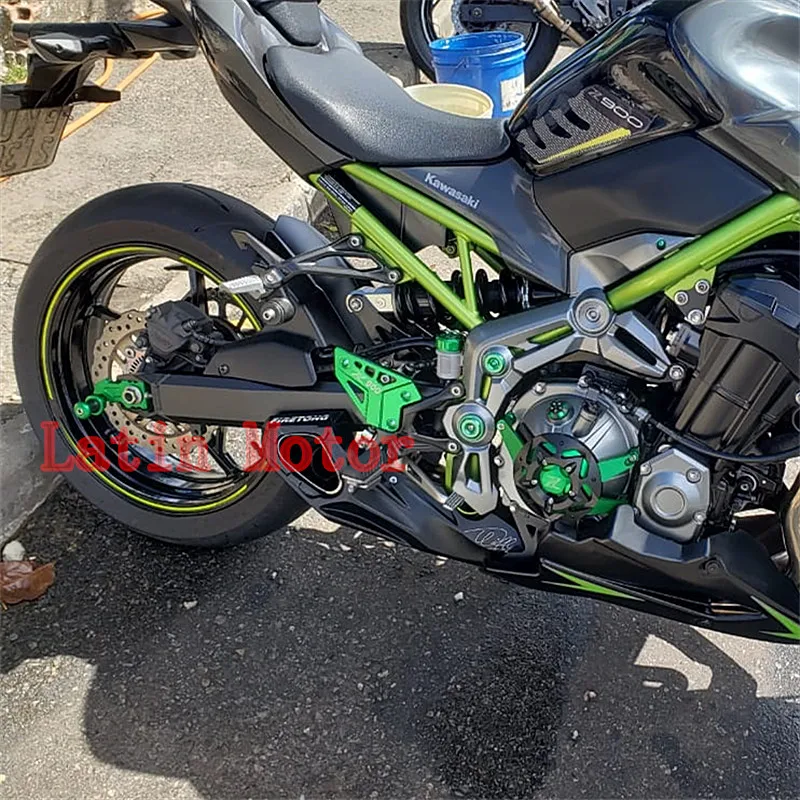 Быстрая доставка Kawasaki Z900 задняя ось цепь шпинделя блоки регулировки и катушки