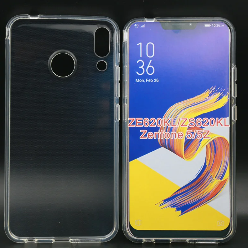 Прозрачный ультра тонкий Тонкий силиконовый чехол для Asus zenfone 5 ZE620KL/5Z ZS620KL чехлы