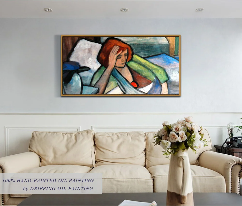 Ручная работа художника Gabriele Munter картина маслом на холст Импрессионистский