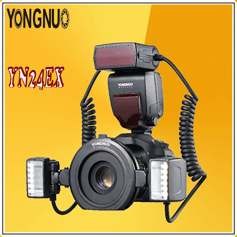 Автоматическая Кольцевая вспышка YONGNUO YN24EX для макросъемки с функцией