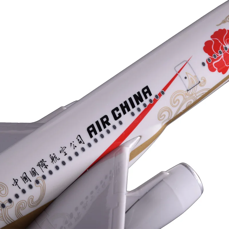 40 см Смола A330 Air China модель самолета National фиолетовое золото Airbus Airways авиация