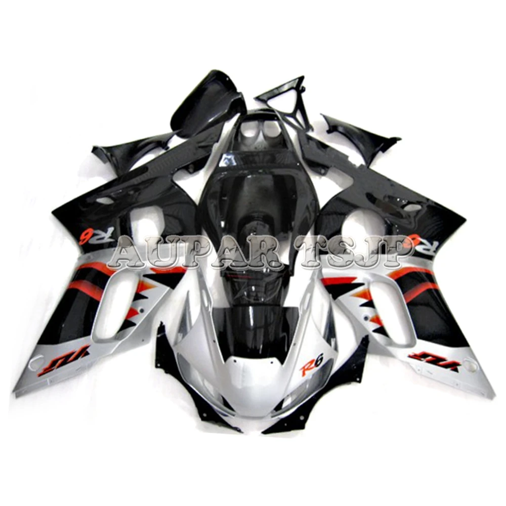 

Red Black and White Bodywork Plastic Bike Panels For Yamaha 1998 1999 2000 2001 2002 YZF-600 R6 ABS Injection Cowlings 98 - 02