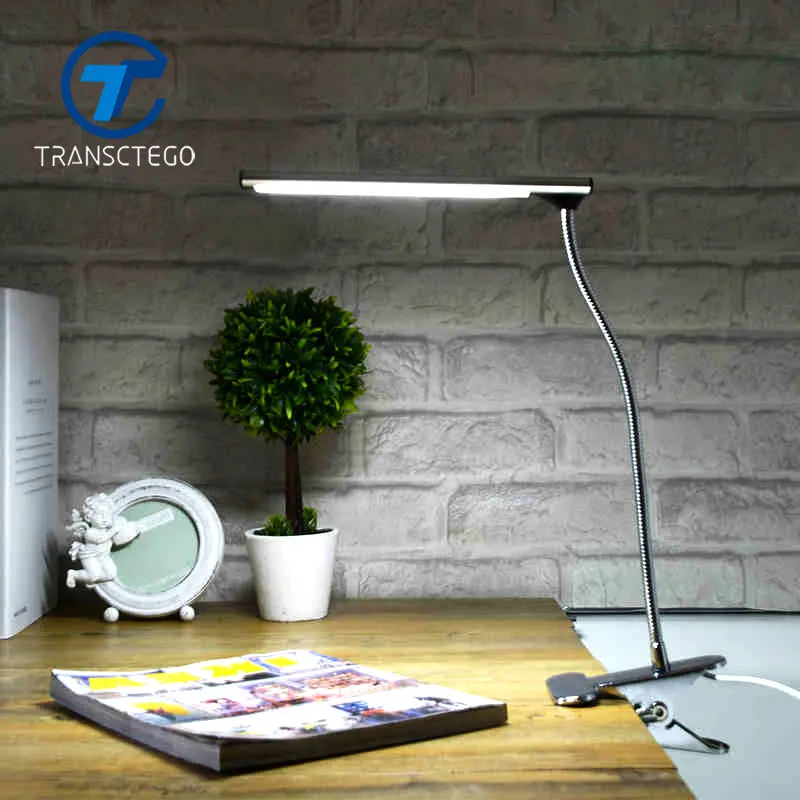 Настольная лампа с зажимом Led Luminaria De Mesa USB порт для студенческого стола спальни
