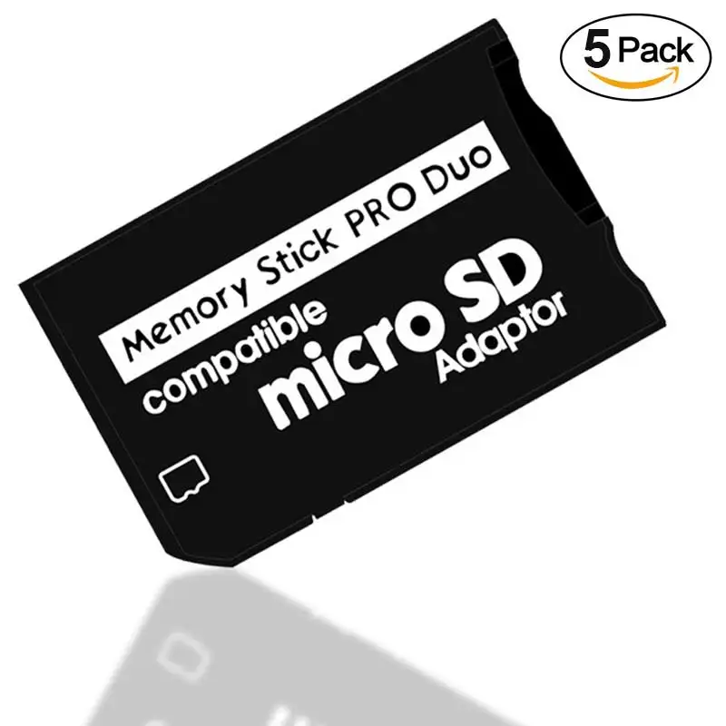 Ingelon карта памяти Duo кардридер Micro SD адаптер кардридер для sony psp MS Micro sd к Memory Stick Pro Duo адаптер - Цвет: 5pcs-MS-Pro-Duo-Read