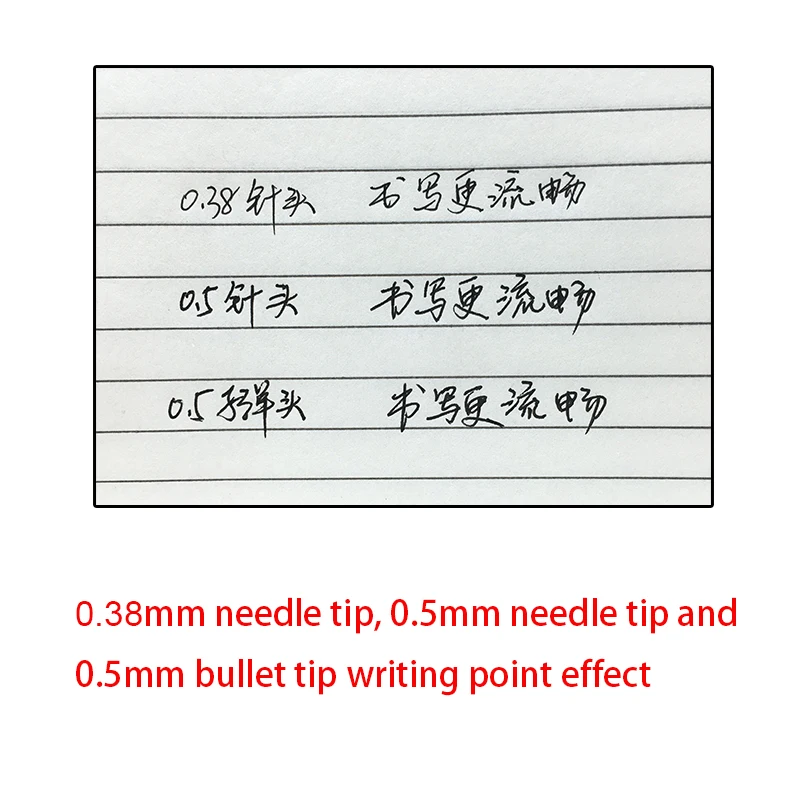 100 шт. заправки с 2 гелевыми ручками черные синие красные чернила 0 5 мм 38